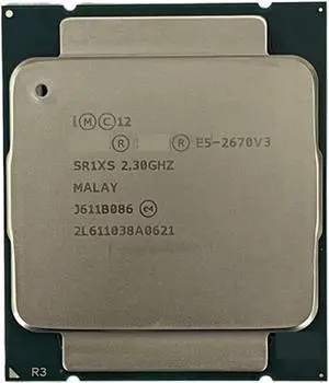 CPU E5-2670V3 SR1XS X99 2.30GHZ 30M 12-CORES E5 2670 E5-2670 V3 LGA2011-3 Processor E5 2670V3 CPU