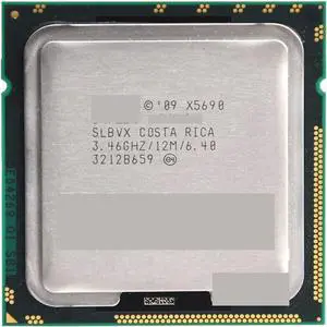 CPU X5690 CPU Processor Six-Core(3.46Ghz /L3=12M/130W) Socket LGA 1366 Desktop CPU (Working 2)