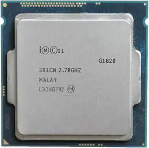 CPU G1820 2.7GHz 2M Cache Dual-Core CPU Processor SR1CN LGA 1150 Tray CPU G1820 2.7GHz 2M Cache Dual-Core CPU Processor SR1CN LGA 1150 Tray