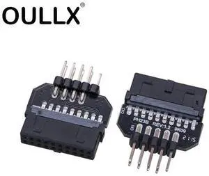 Motherboard USB 9Pin to 19Pin Interface Header Splitter Extension Cable Adapter 19Pin to 9Pin USB HUB USB 2.0 Connector for PC