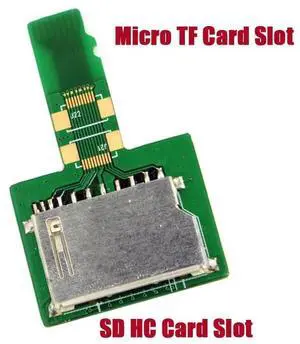 SD HC to Micro TF Card Converter for Camera Computer Mobile Phone Memory Card Extend Adapter Data Transfer Card Reader Extension