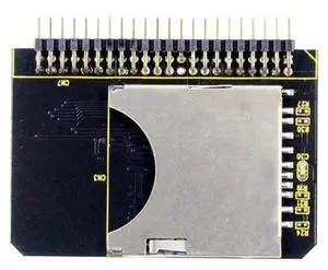 SD IDE Adapter 44 pin Transfer Card Adapter Conversion for Laptops 2.5inch HDD SDHC/SDXC Memory Card to IDE 44pin Male Converter