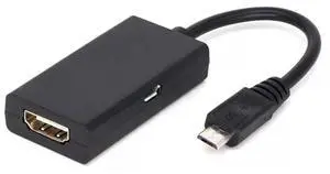 Micro USB 5Pin to With HDMI Converter for MHL Dongle Android Smart Phone to HDTV Projector Monitor1080P Video Extend Adapter