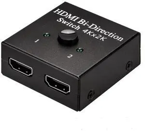 Switch KVM HDMI-Compatible Splitter 4K Bi-Direction 1x2/2x1 Adapter For HDMI Switcher 2in1 Out For PS5/4 XBox TV Computer