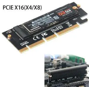 SSD M.2 NVME Convert Card PCIE 4x 8X 16X SSD Expand Card Aluminum Fast Cooling M-KEY Extend Adapter Computer Hard Disk Expansion