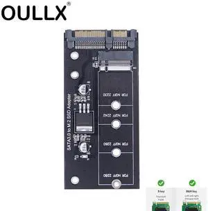 M.2 NGFF SSD To SATA 3 3.0  Adapter Card Converter B B&M Key Protocol Solid State Disk Drive 2230 2280 2242 for PC Computer