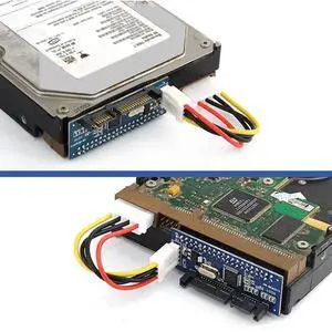 IDE to SATA Converter Card for 3.5inch Old Style HDD CD Drive Writer Parallel Port to Serial Port Extend Adapter