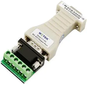 RS232 to RS422 Passive Converter RS422 to Serial Port 9Pin Female 2 Way Communication Distance 1.2KM, No Need Power UTEK UT-202D