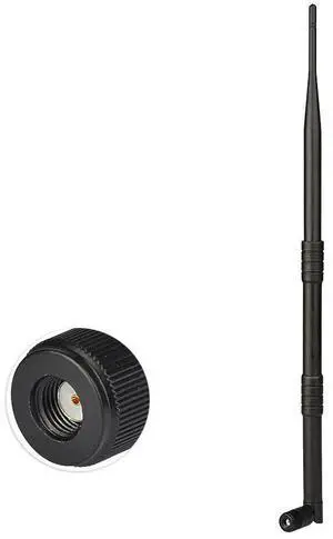 9dbi 2.4GHz Omni Booster Aerial WiFi Antenna RP-SMA Male for Wireless Router WLANs PCI card Rubber Antenna