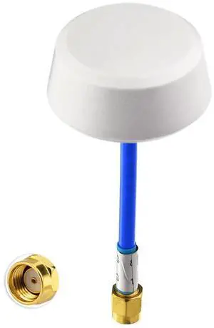 3dbi 2.4GHz/5.8Ghz Dual Band WiFi Omni Booster Antenna Dimensional RP-SMA Male for 802.11a.b.g.n Equipment Aerial FPV
