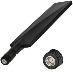 2XTri-Band WiFi 6E Antenna 8dBi 2.4/5/6GHz RP-SMA Male,MIMO Omnidirectional Antenna for Router,Network Card,IP Camera