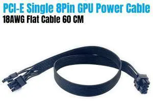 ForCorsair RMx PSU, PCI-E 8Pin 6+2Pin GPU Power Cable ForCorsair RM550x RM650x RM750x RM850x RM1000x RMx Modular Power, 60 CM