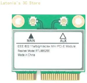 X3UB WiFi 6 RTL8852 Wireless Card 2.4Ghz and 5Ghz 1800M Seamlessly Connection Networkiing Card For Laptops And PC
