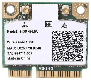 ForCentrino Wireless-N 1000 Wifi Link1000 112BNHMW 300Mbps Half Mini Pci-e Wireless Card