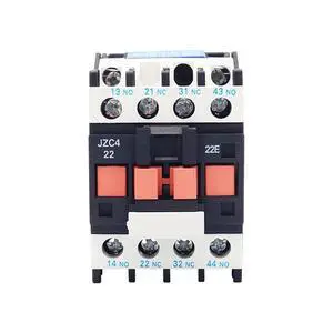 JZC4-22 31 40 04 13 Intermediate Relay 16A Two Open 50 60Hz Coil 20A 2P Three Pole 2NO 2NC AC Contactor 1Pcs(JZC4-13,220V)