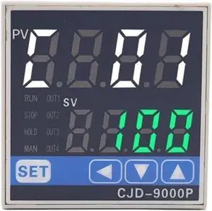 Digital programmable Temperature Curve Thermostat Temperature and Timer 2 in 1 ramp soak pid Temperature Controller(Relay Out add Sensor)
