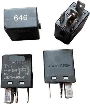 12V Relay V23374-A1001-X010 V23374A1001X010 12VDC DC12V 12V 5PIN(10pcs)