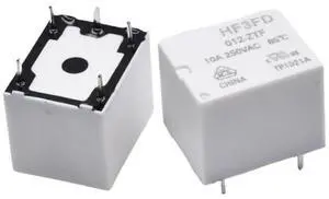 HF3FD-012-ZTF Ultra-Small high Power Relay Five-pin 10A 250VAC one Set Normally Open(HF3FD-024-ZTF)