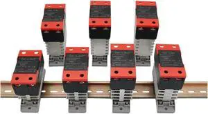 Solid State Relay 10A 25A 40A 60A 80A 100A 120A Din Rail Mount Solid State Relay SSR Single Phase DC Control AC DC AC Control AC with Heat Sink(DC-AC,120A)