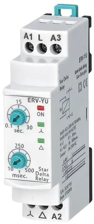 ERV-YU Electronic Star forDelta Time Relay(110VAC 24VDC)