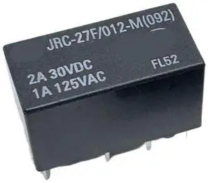 JRC-27F 012-M(092) (4078-12V-2A) Relay 8 pin