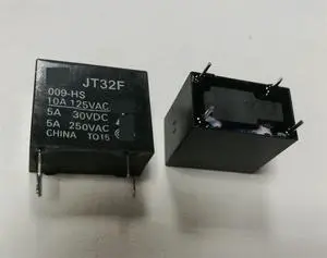 10Pcs Relay JT32F-005-HS JT32F-012-HS JT32F-024-HS JT32F 012 HS JT32F 005-HS 5V 12V 24V 4PIN(JT32F-024-HS)