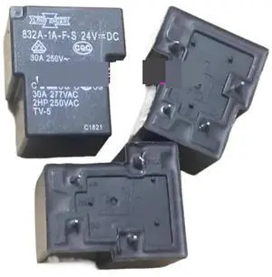 1pcs Relay 832A-1A-F-S 24VDC 30A 4pins 1pcs Relay 832A-1A-F-S 24VDC 30A 4pins