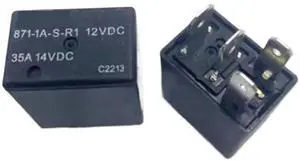 1pcs/lot Relay:871-1A-S-R1 12VDC Automotive Relay 35A 4pins