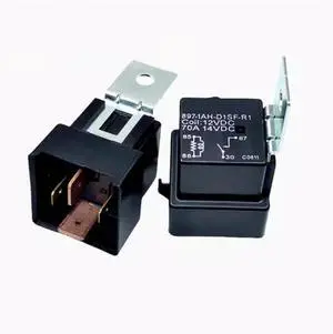 Relay 897-1AH-D1SF-R1 897-1AH-D1SF-R1 897-1AH-D1SF-R112V 12VDC DCV12 70A(2PCS) Relay 897-1AH-D1SF-R1 897-1AH-D1SF-R1 897-1AH-D1SF-R112V 12VDC DCV12 70A(2PCS)