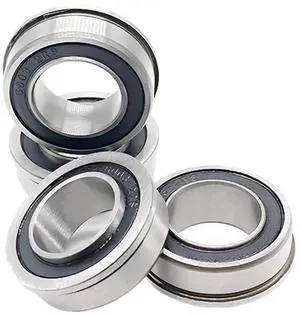 5Pcs F6003 F6003RS Bearing 17x35x11 mm ABEC-7 Flange Ball Bearings F6003-2RS