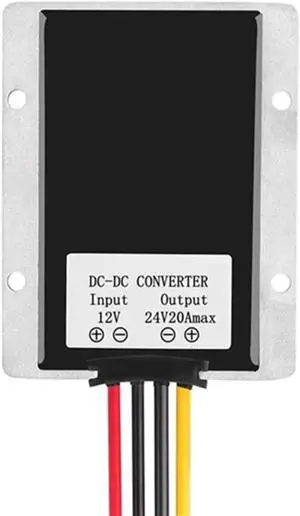DC-DC Boost Converter 12V to 24V 20A 480W Step Up Voltage Regulator Module Car Power Supply Voltage (Input 10V-22V)