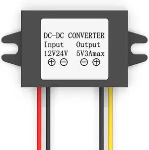 12V 24V to 5V 3A Converter Voltage Reducer Regulator Step Down Converter Power Supply Volt Module 12V 24V to 5V 3A Converter Voltage Reducer Regulator Step Down Converter Power Supply Volt Module