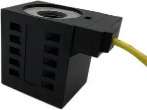 Lead Connector Cartridge Valve Coil HC-S3-13-T Inner Diameter 13mm H 37.3mm (Size : 24V)