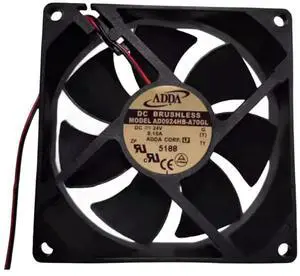 AD0924HB-A70GL 24V 0.15A 9225 Cooling Fan 92X92X25MM 2-Wire