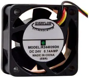 R244020DH 24V 0.14A 4020 Cooling Fan 40X40X20MM 3-Wire