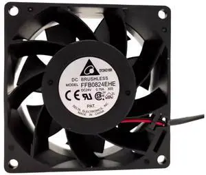 FFB0824EHE 24V 0.75A 8038 Cooling Fan 80X80X38MM 2-Wire
