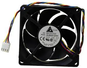 AUB0812HH 12V 0.32A 8025 Cooling Fan 80X80X25MM 4-Wire