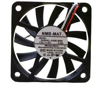 2404KL-04W-B59 12V 0.35A 6010 Cooling Fan 60X60X10MM 3-Wire