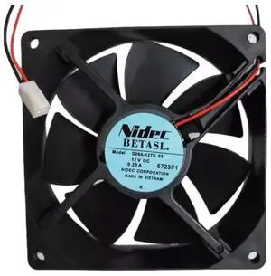 D09A-12TU 03 12V 0.20A 9025 Cooling Fan, 90X90X25MM 2-Wire