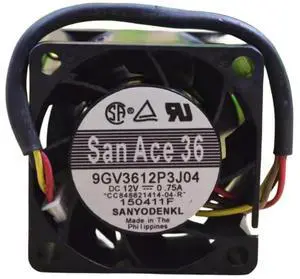 9GV3612P3J04 12V 0.75A 3628 Cooling Fan, 36X36X28MM 4-Wire 9GV3612P3J04 12V 0.75A 3628 Cooling Fan, 36X36X28MM 4-Wire
