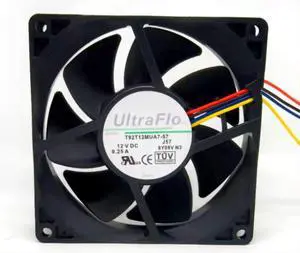 T92T12MUA7-57 12VDC 0.25A 90X90X25mm 4-Wire Cooling Fan
