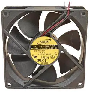AD0924UB-A71GL 24V 0.21A 9025 Cooling Fan, 90X90X25MM 2-Wire