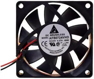 AFB0724VHD 24V 0.27A 7020 Cooling Fan 70X70X20MM 2-Wire