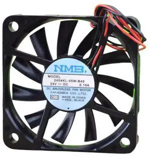 2404KL-05W-B40 24V 0.10A 6010 Cooling Fan 60X60X10MM 2-Wire