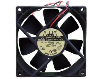AD0824HB-A70GL 24V 0.16A 8025 Cooling Fan, 80X80X25MM 2-Wire