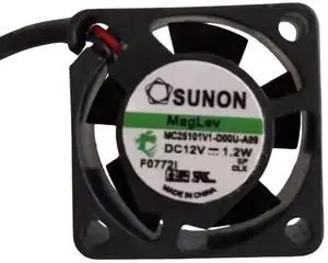 MC25101V1-D00U-A99 12V 1.2W 2510Cooling Fan,25X25X10MM 2-Wire