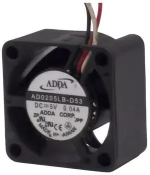 AD0205LB-D53 5V 0.04A 2515 Cooling Fan,25X25X15MM 3-Wire