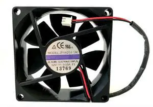 Fan JF0825S1M DC12V 0.15A 80X80X25mm 2-Wire Cooling Fan 8025mm