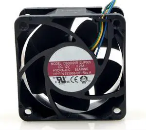 DS06025R12UP005 DC12V 0.26A 3.12W 60X60X25mm 4-Wire Cooling Fan 6025mm