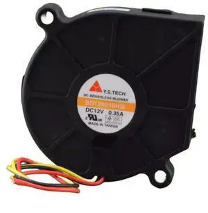 BD126018HB 12V 0.35A 6018 Cooling Fan,60X60X18MM 3-Wire